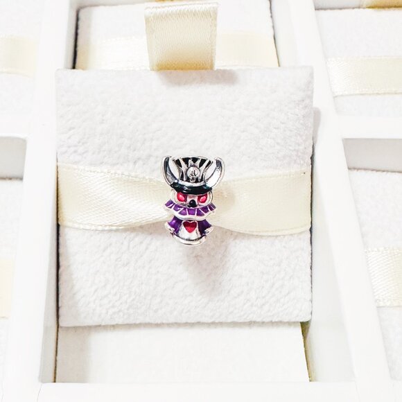 925 Sterling Silver Alice In Wonderland White Rabbit Spacer Charm Fits Pandora - Picture 1 of 8